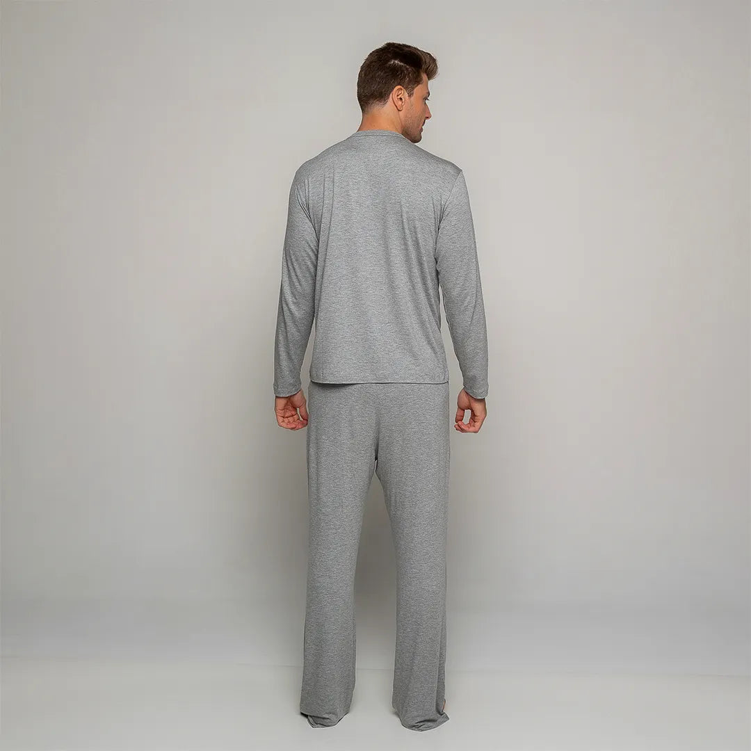 Lunnavia Herren-Pyjama Langarm & Hose