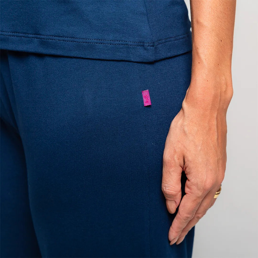 Lunnavia Damen-Pyjama Kurzarm & Hose