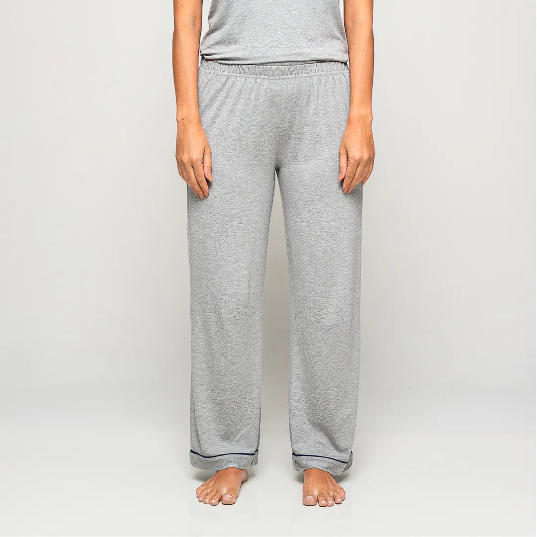 Lunnavia Damen-Pyjama Kurzarm & Hose