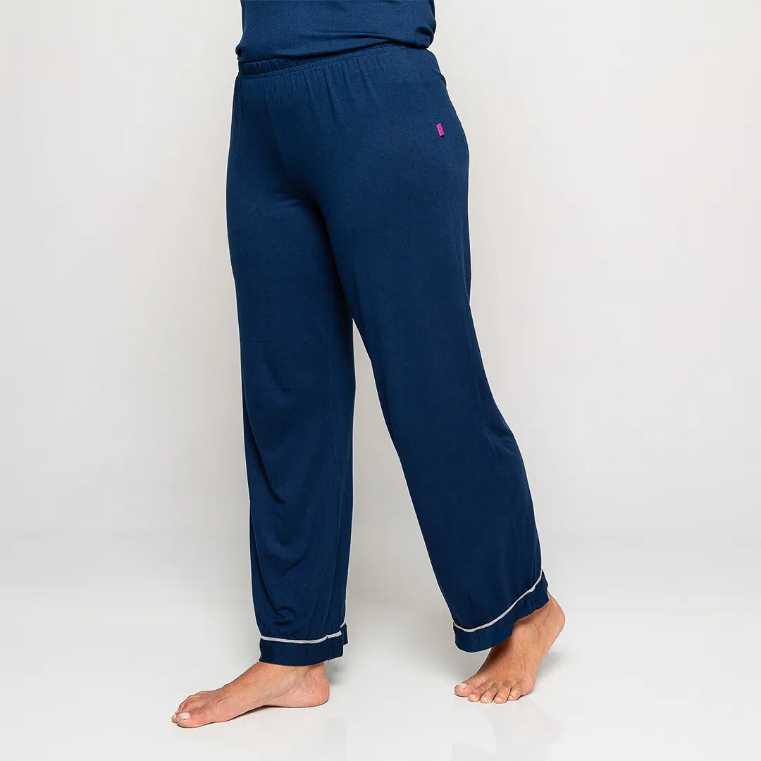 Lunnavia Damen-Pyjama Langarm & Hose