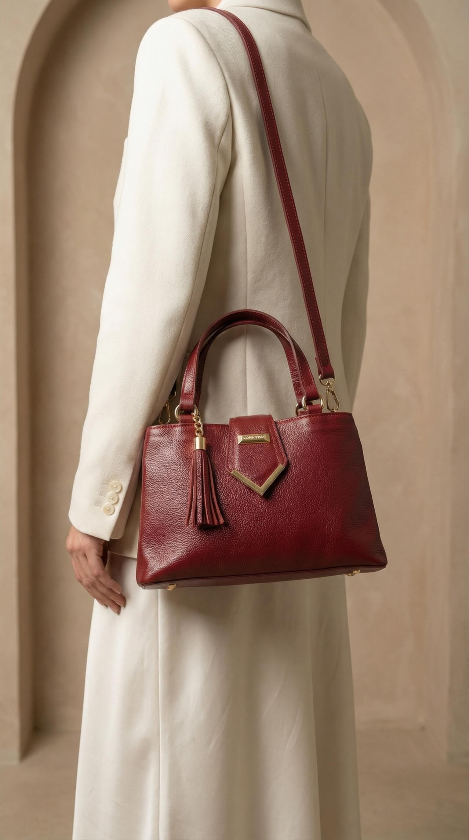 Bolsa Courofino Valentina Couro Legítimo