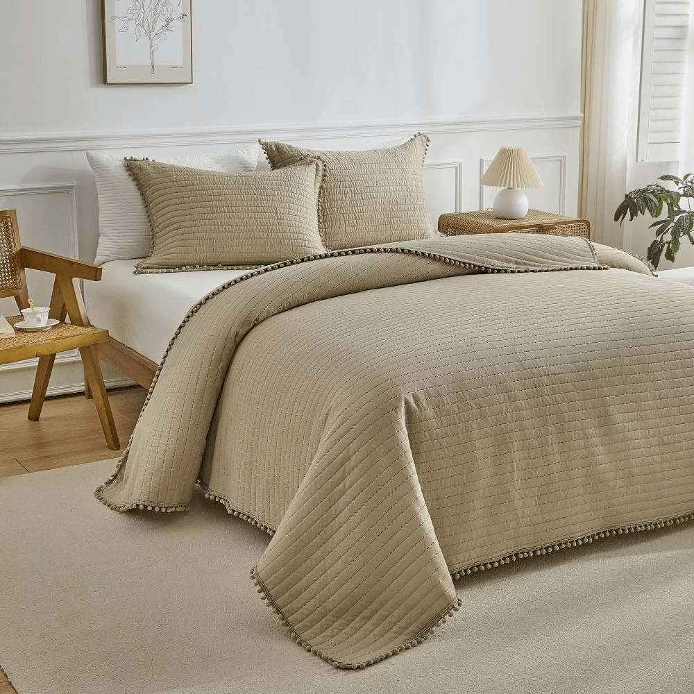 Bettwäsche-Set Beige