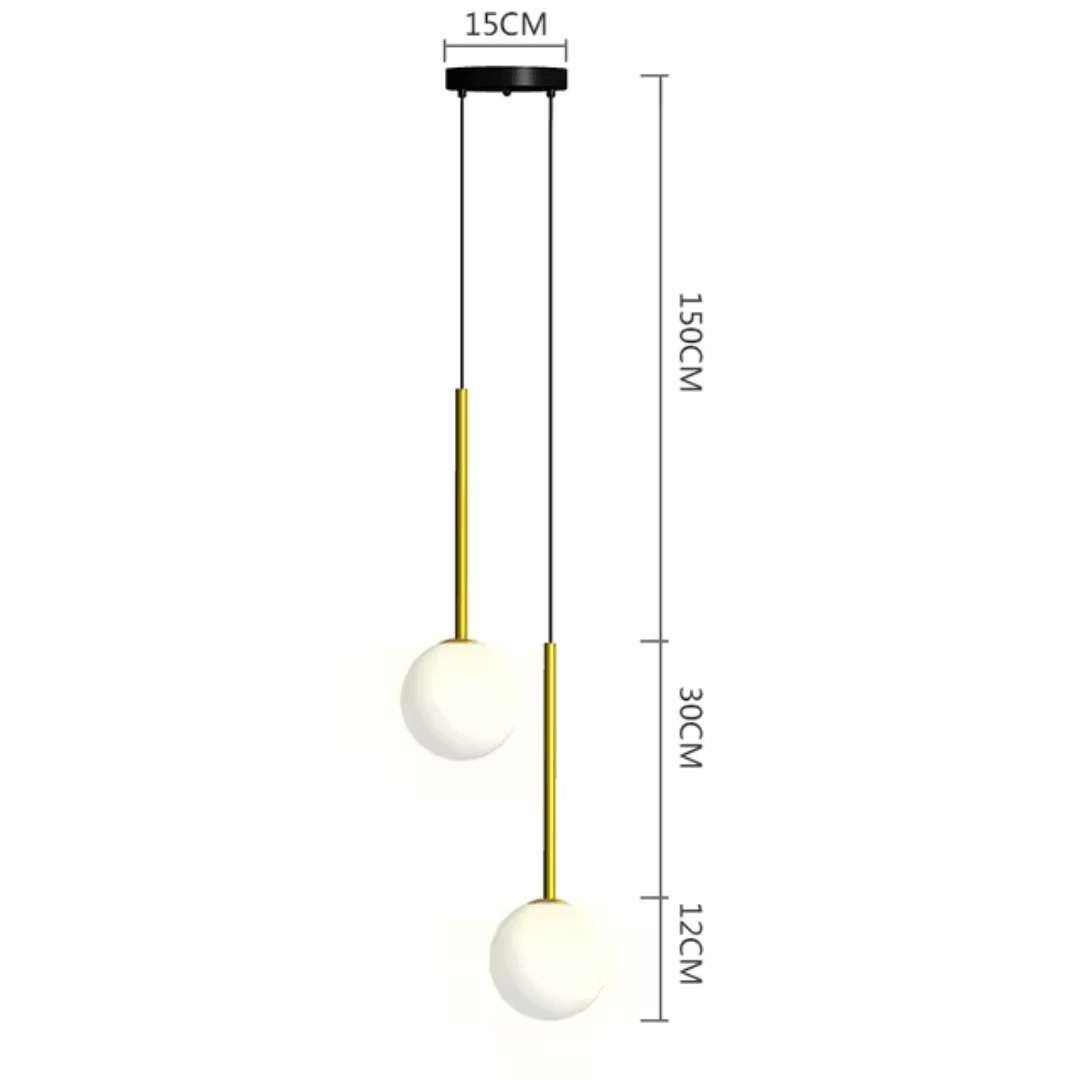 Británica Nordische Kugel-Hängeleuchte