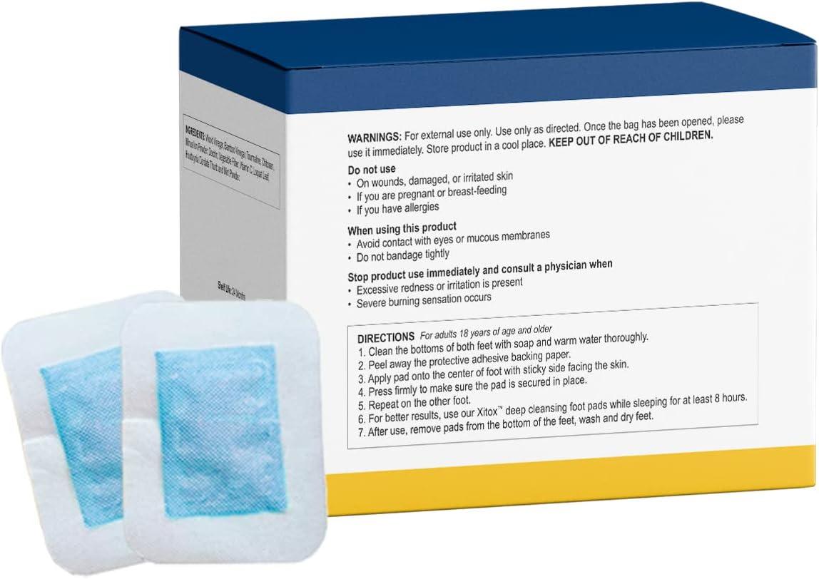 XitoxPads — Entgiftende Fußpflaster
