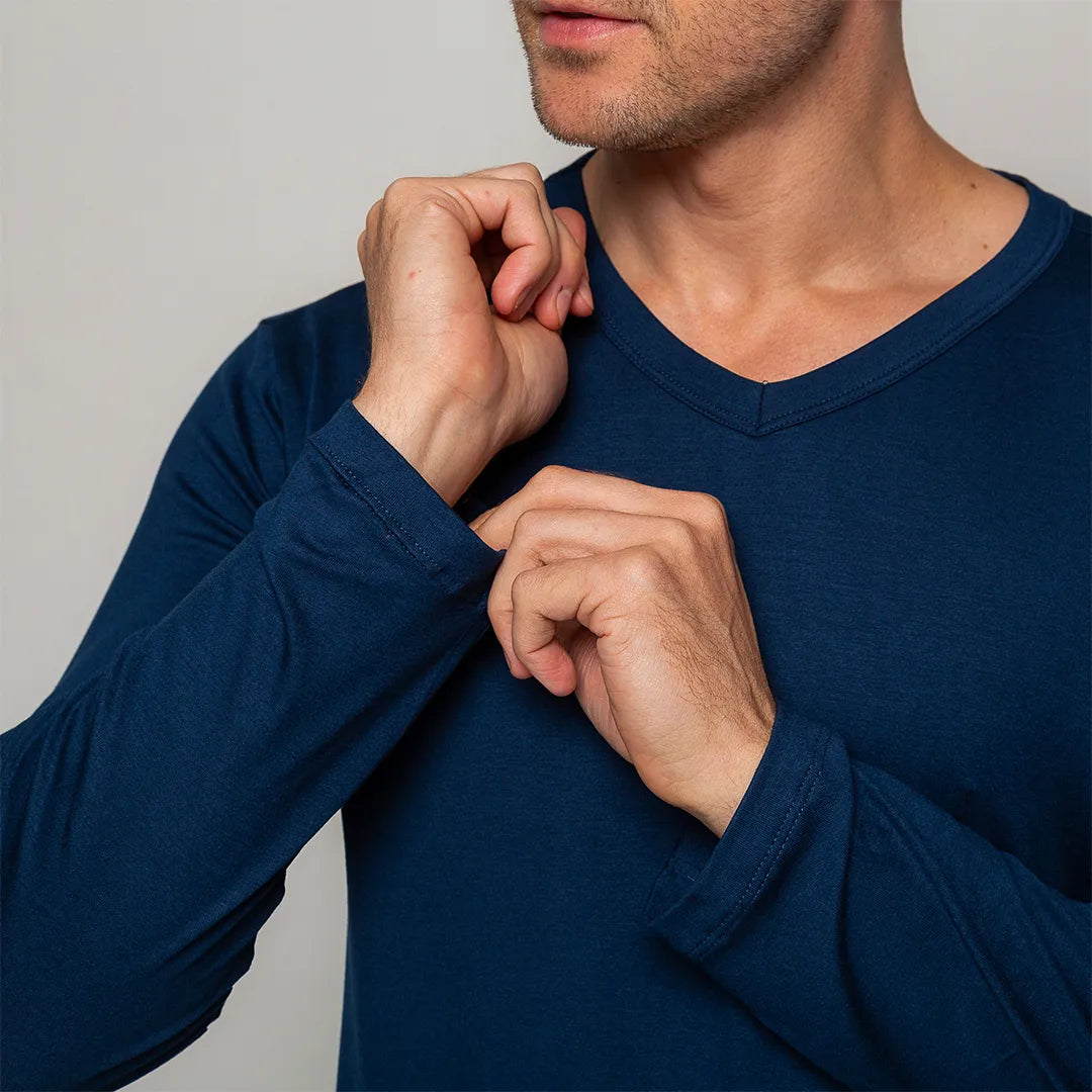 Lunnavia Herren-Pyjama Langarm & Hose