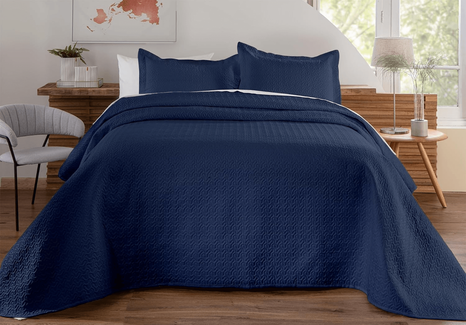 Bettwäsche-Set Blau